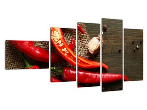 Obraz - chilli papriky