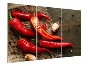 Obraz - chilli papriky