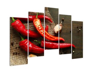 Obraz - chilli papriky