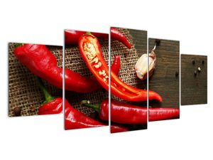 Obraz - chilli papriky