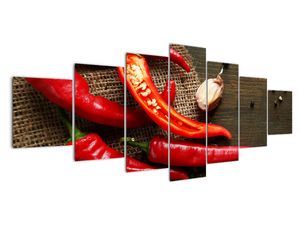 Obraz - chilli papriky
