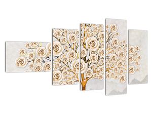 Zlatý strom - moderní obraz