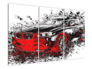 Obraz automobilu - moderní obraz