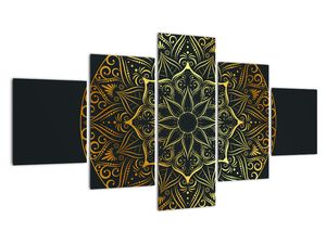 Obraz - zlatá mandala