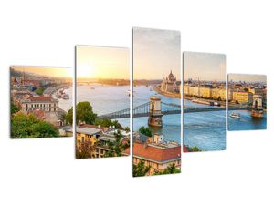 Obraz Budapešť - výhled na řeku
