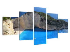 Obraz mořské zátoky - Zakynthos