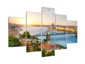 Obraz Budapešť - výhled na řeku