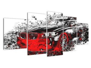 Obraz automobilu - moderní obraz