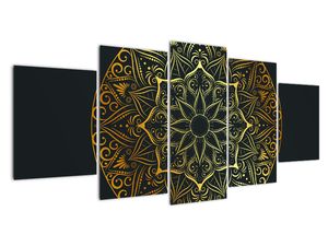Obraz - zlatá mandala