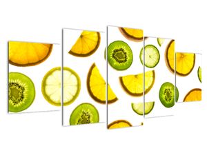 Obraz - pomeranče a kiwi