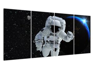 Obraz astronauta ve vesmíru