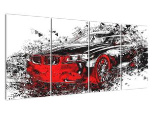 Obraz automobilu - moderní obraz
