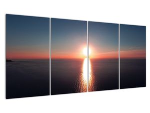 Obraz zapadajícího slunce