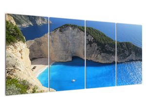 Obraz mořské zátoky - Zakynthos