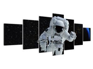 Obraz astronauta ve vesmíru
