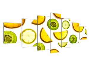 Obraz - pomeranče a kiwi