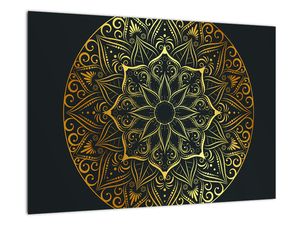 Obraz - zlatá mandala