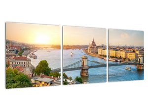 Obraz Budapešť - výhled na řeku