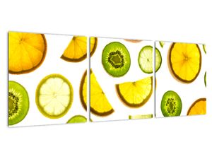 Obraz - pomeranče a kiwi