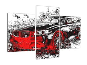 Obraz automobilu - moderní obraz