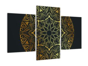 Obraz - zlatá mandala
